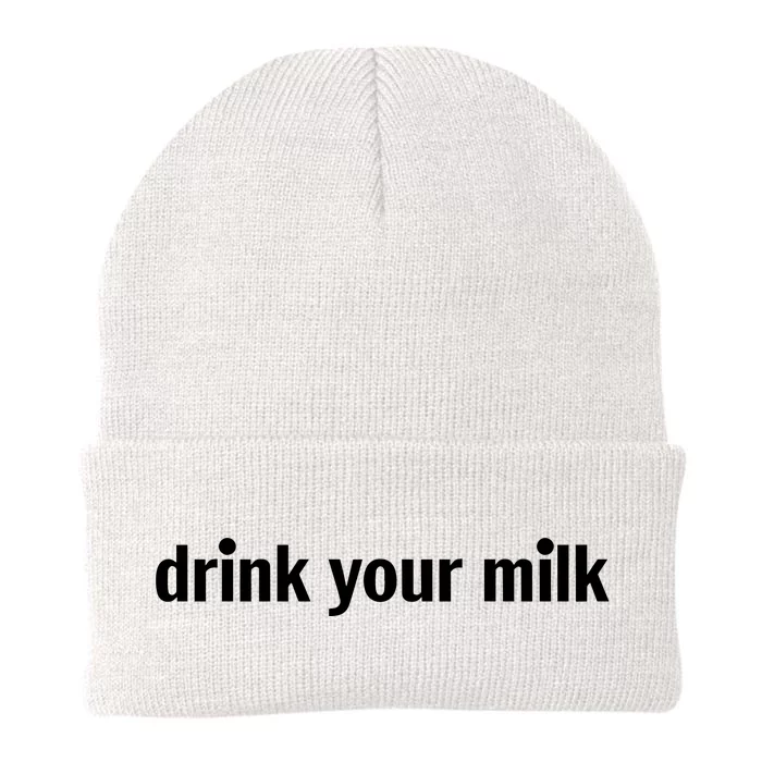 Jonathan Bailey Daily Drink Your Milk Knit Cap Winter Beanie