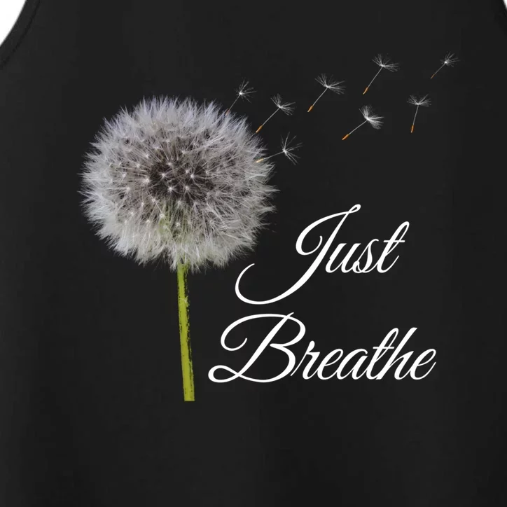 Just Breathe Dandelion Gift Performance Tank