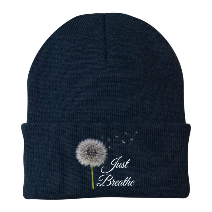 Just Breathe Dandelion Gift Knit Cap Winter Beanie