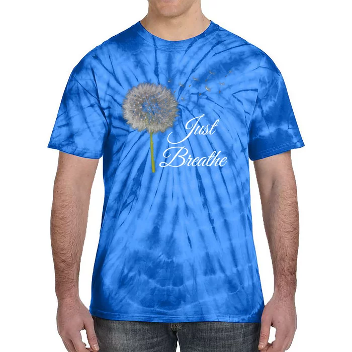 Just Breathe Dandelion Gift Tie-Dye T-Shirt