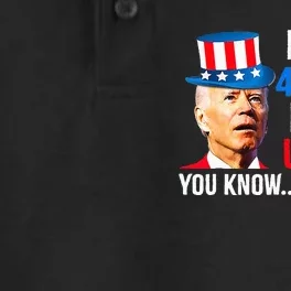 Joe Biden Dazed Biden Confused Merry Happy Funny 4th Of July Dry Zone Grid Performance Polo