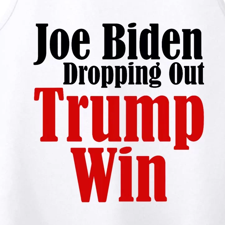 Joe Biden Dropping Out Trump Win 2024 Of Presidential Race Performance Tank