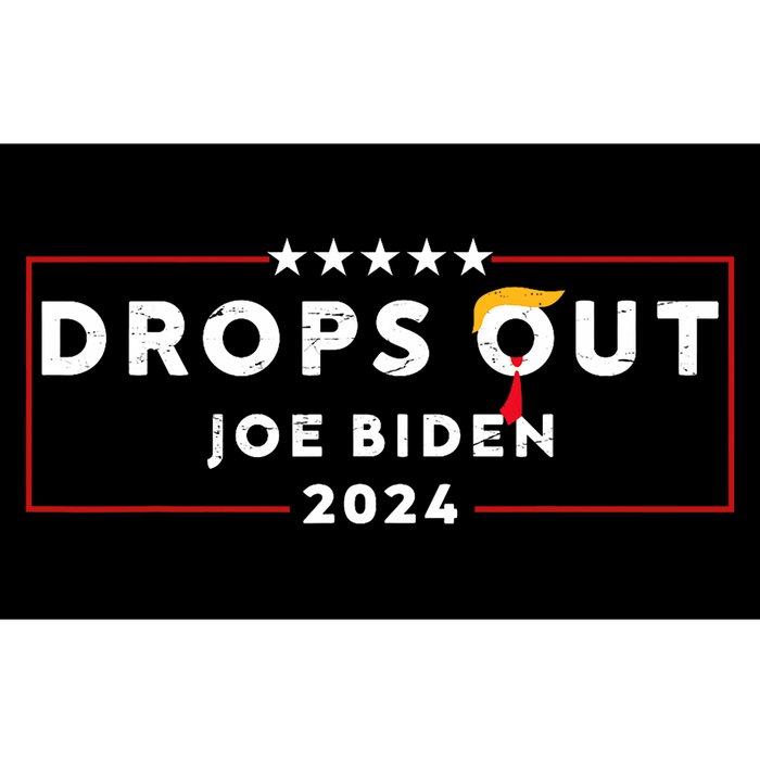 Joe Biden Drops Out 2024 Funny Trump Bumper Sticker