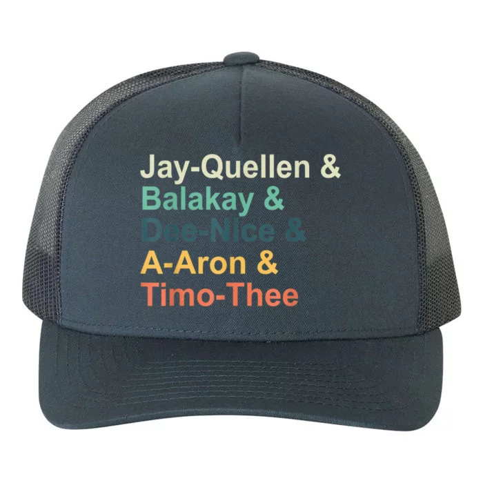 Jayquellen & Balakay & Deenice & Aaron & Timothee Yupoong Adult 5-Panel Trucker Hat