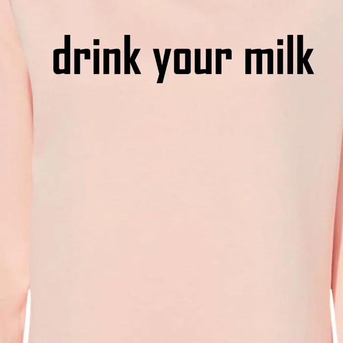 Jonathan Bailey Drink Your Milk Womens California Wash Sweatshirt