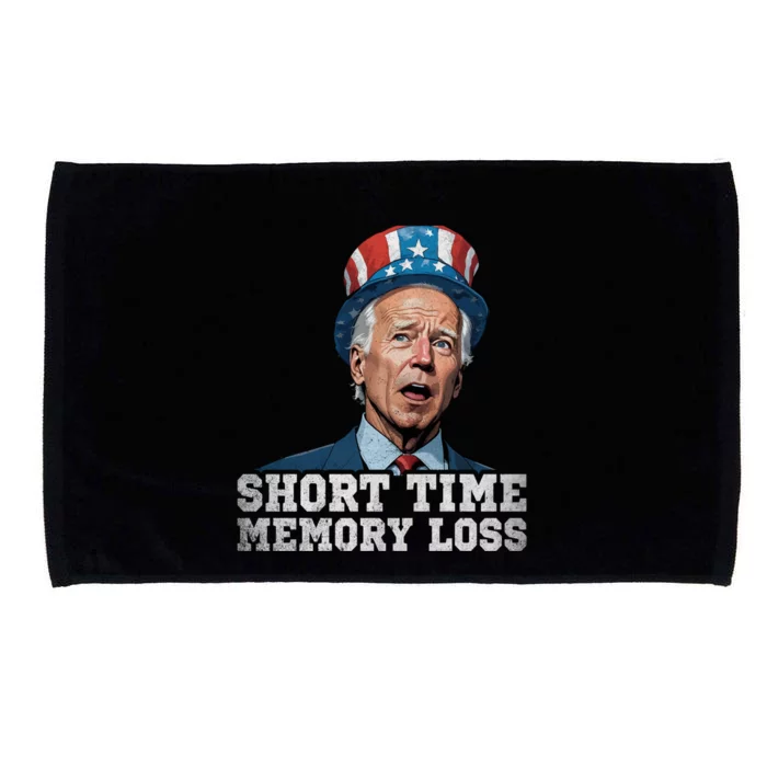 Joe Biden Dazed And Very Confused Short Time Memory Loss Funny Gift Microfiber Hand Towel