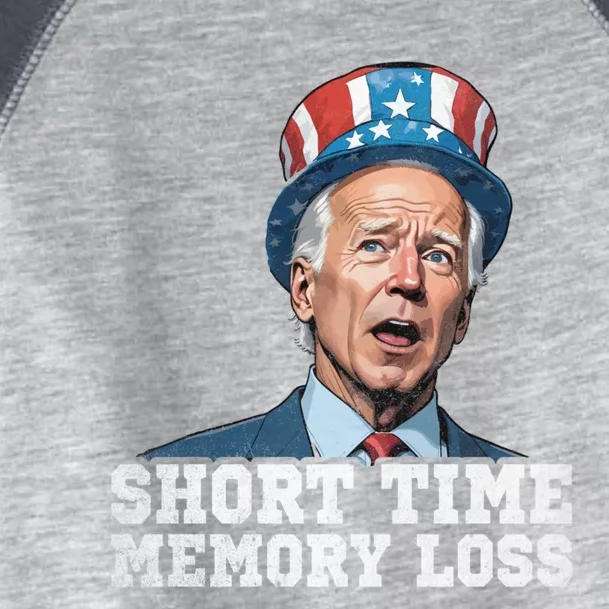 Joe Biden Dazed And Very Confused Short Time Memory Loss Funny Gift Toddler Fine Jersey T-Shirt