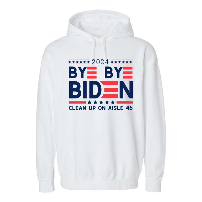 Joe Biden Drop Out Bye Bye Biden Garment-Dyed Fleece Hoodie