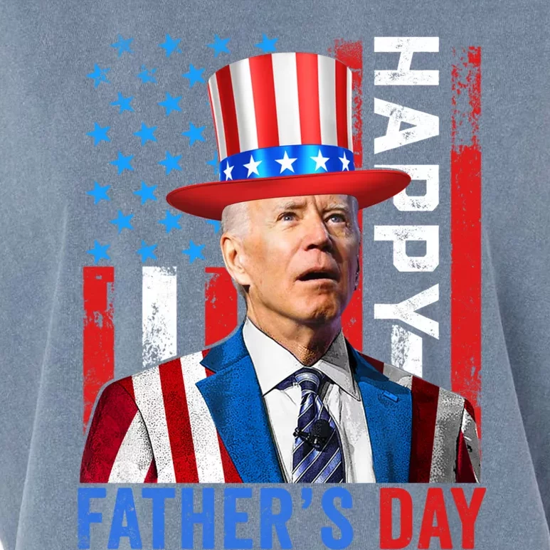 Joe Biden Dazed Happy FatherS Day America Flag 4th Of July Gift Garment-Dyed Women's Muscle Tee