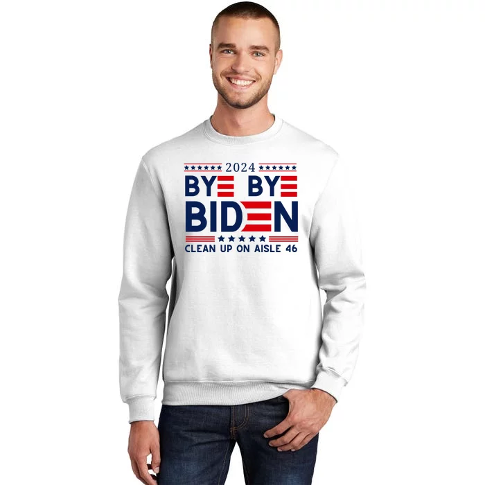 Joe Biden Drop Out Bye Bye Clean Up On Aisle 46 Sweatshirt