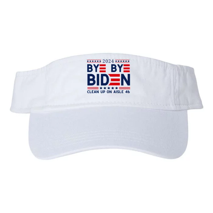 Joe Biden Drop Out Bye Bye Clean Up On Aisle 46 Valucap Bio-Washed Visor