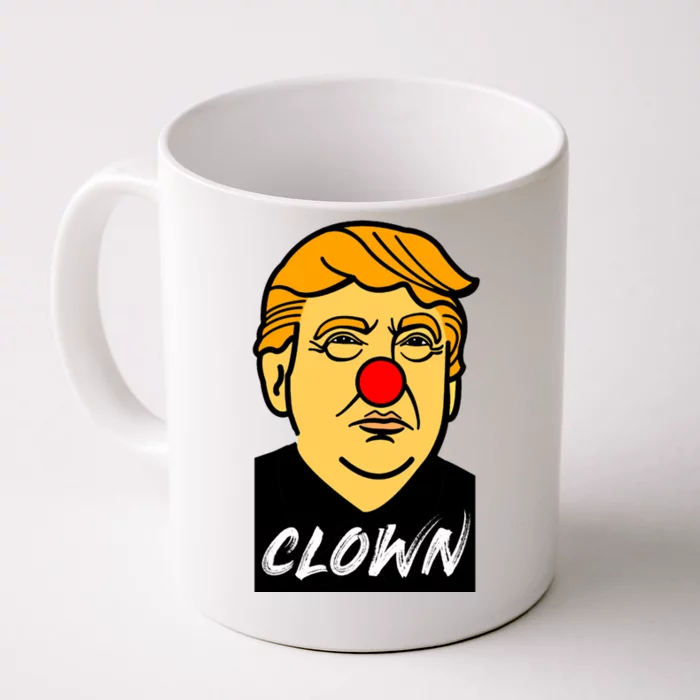 Joe Biden Donald Trump Clown Circus 2020 Gift Front & Back Coffee Mug