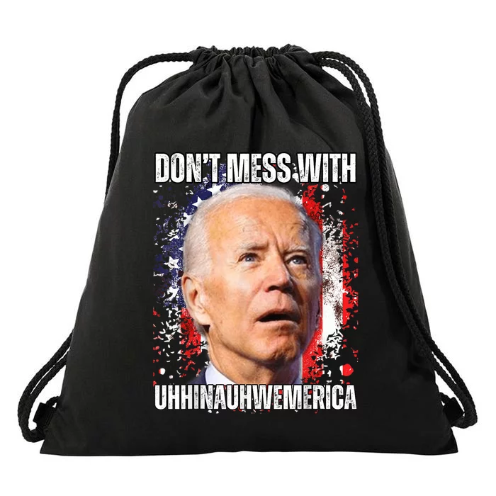 Joe Biden Dont Mess With Women Of America Usa Election 2024 Drawstring Bag