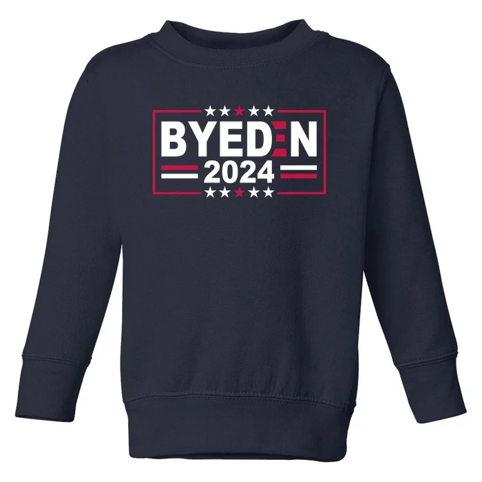 Joe Biden Drop Out Byeden 2024 Toddler Sweatshirt