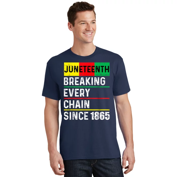 Juneteenth Breaking Every Chain Since 1865 African American T-Shirt