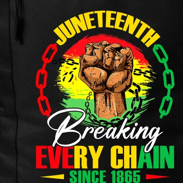 Juneteenth Breaking Every Chain Since 1865 Daily Commute Backpack