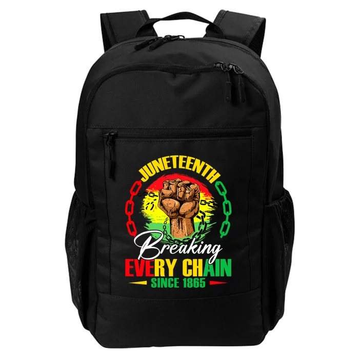 Juneteenth Breaking Every Chain Since 1865 Daily Commute Backpack