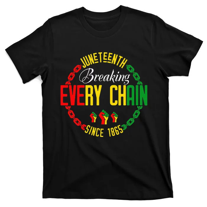 Juneteenth Break Every Chain Black History Remembrance T-Shirt