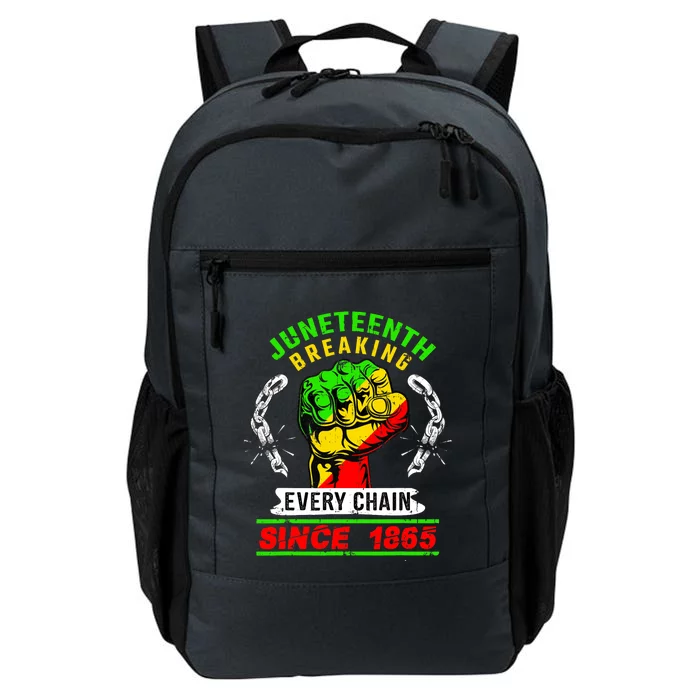 Juneteenth Breaking Every Chain Since 1865 African American Daily Commute Backpack