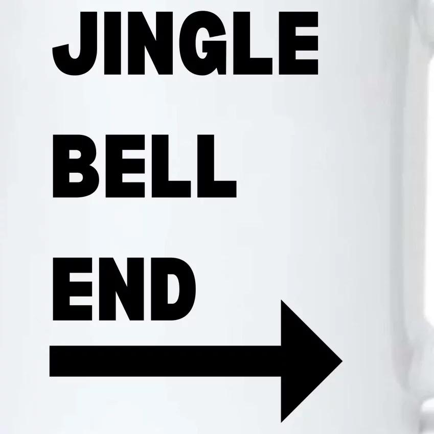 Jingle Bell End Rude Christmas Black Color Changing Mug