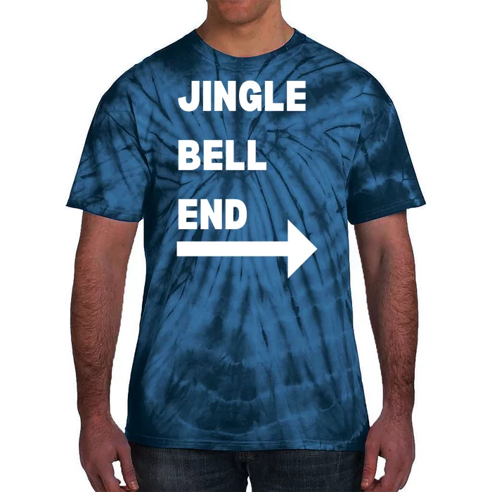 Jingle Bell End Rude Christmas Tie-Dye T-Shirt