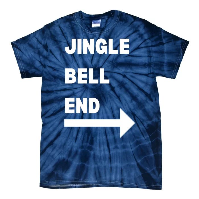 Jingle Bell End Rude Christmas Tie-Dye T-Shirt