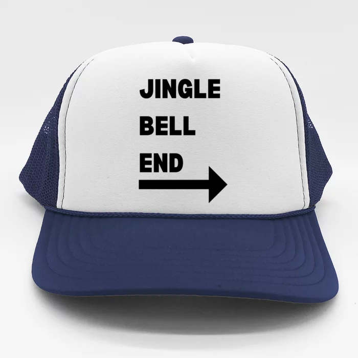 Jingle Bell End Rude Christmas Trucker Hat