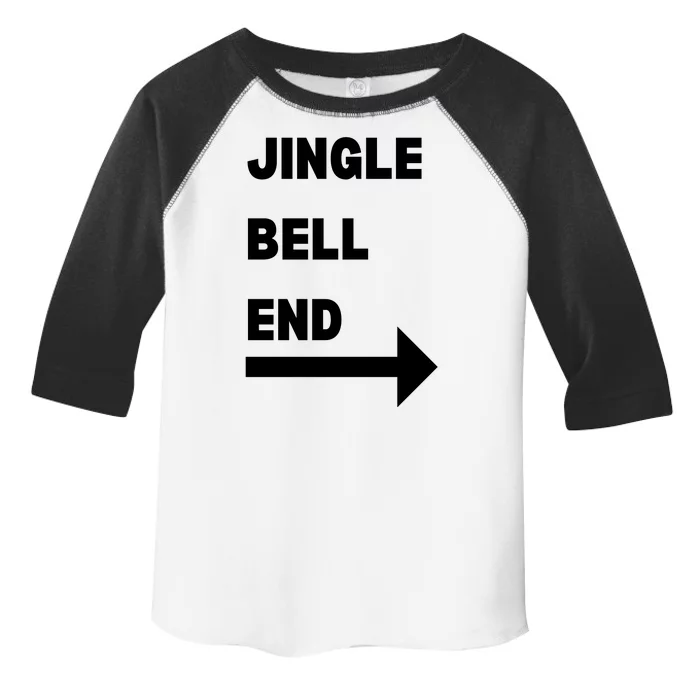 Jingle Bell End Rude Christmas Toddler Fine Jersey T-Shirt