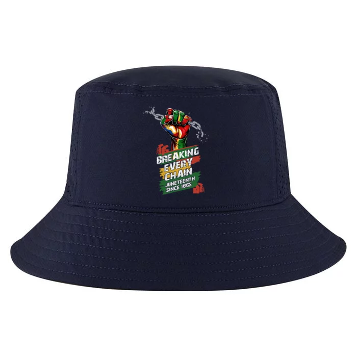 Junenth Breaking Every Chain Since 1865 Cute Gift Cool Comfort Performance Bucket Hat