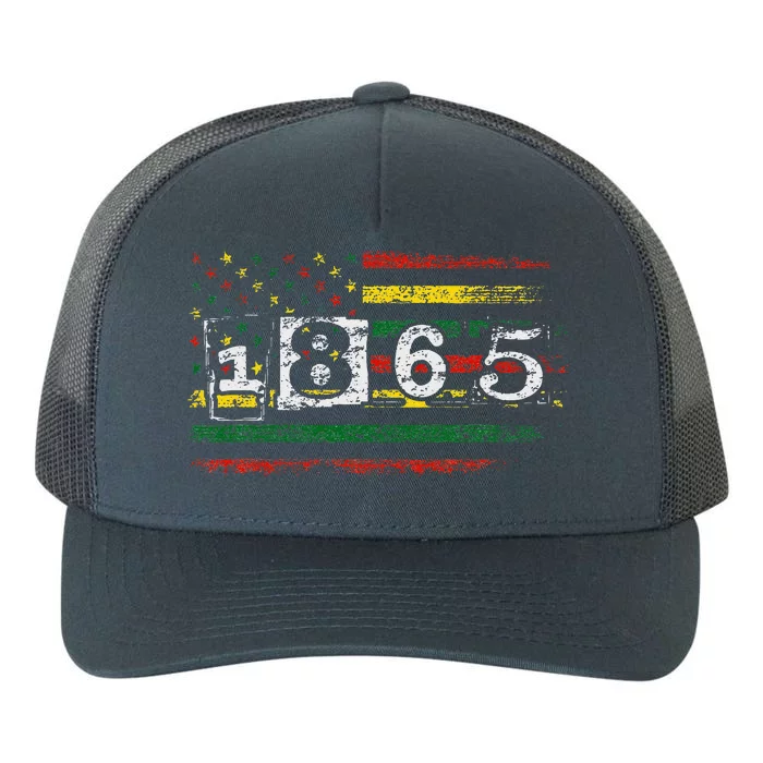 Juneteenth Black Emancipation Day 1865 Yupoong Adult 5-Panel Trucker Hat