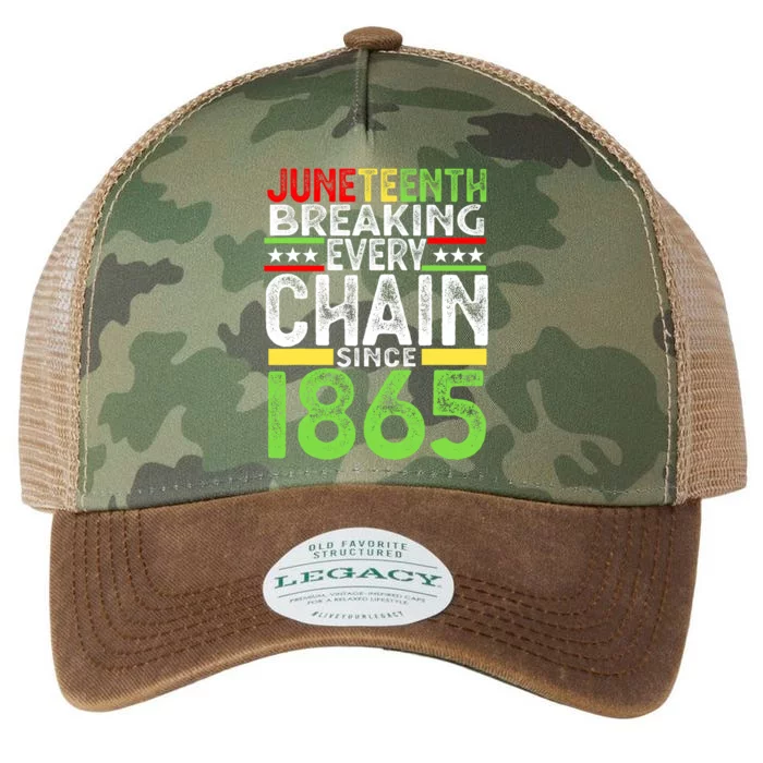 Juneteenth Breaking Every Chain Since 1865 Proud Afro Black Legacy Tie Dye Trucker Hat