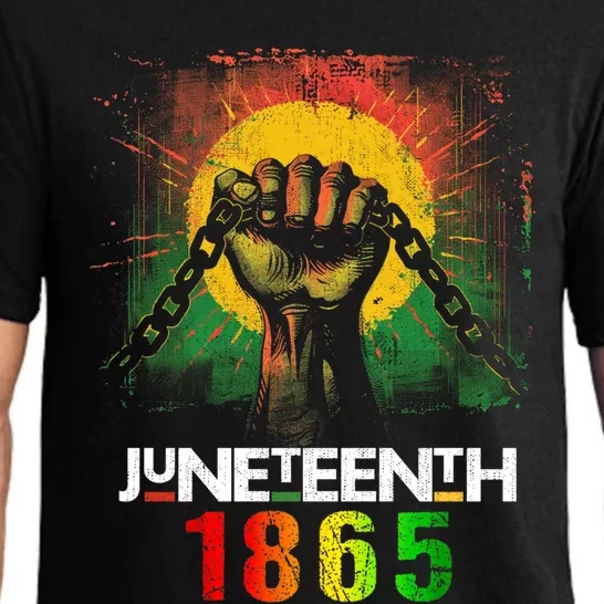 Junenth Break Every Chain Black History Remembrance Meaningful Gift Pajama Set