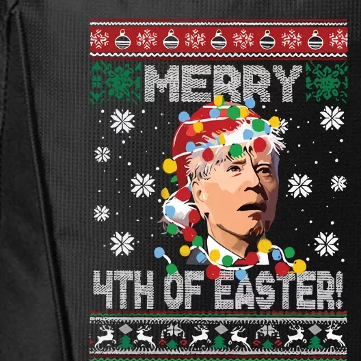 Joe Biden Easter Biden Ugly Christmas City Backpack