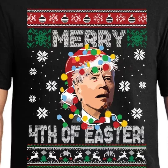 Joe Biden Easter Biden Ugly Christmas Pajama Set