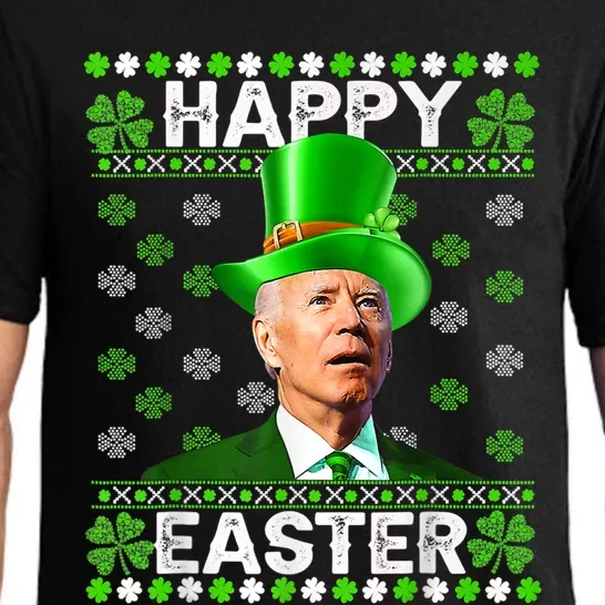 Joe Biden Easter Confused St Patricks Day Funny Biden Pajama Set