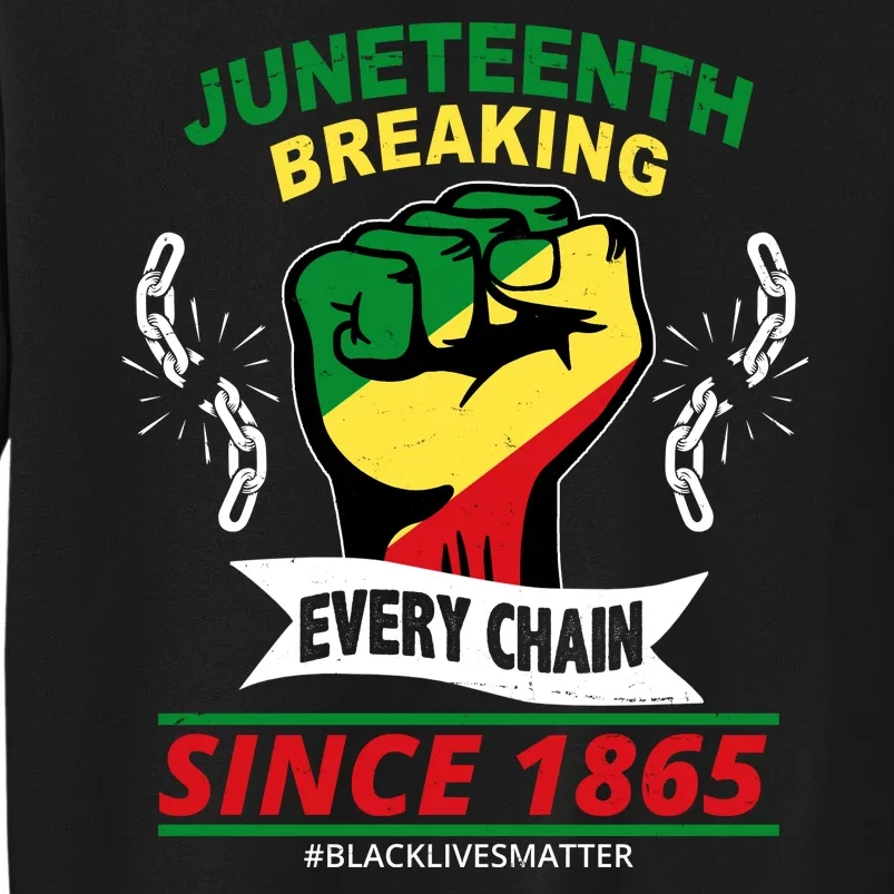 Juneteenth Breaking Every Chain Since 1865 Sweatshirt