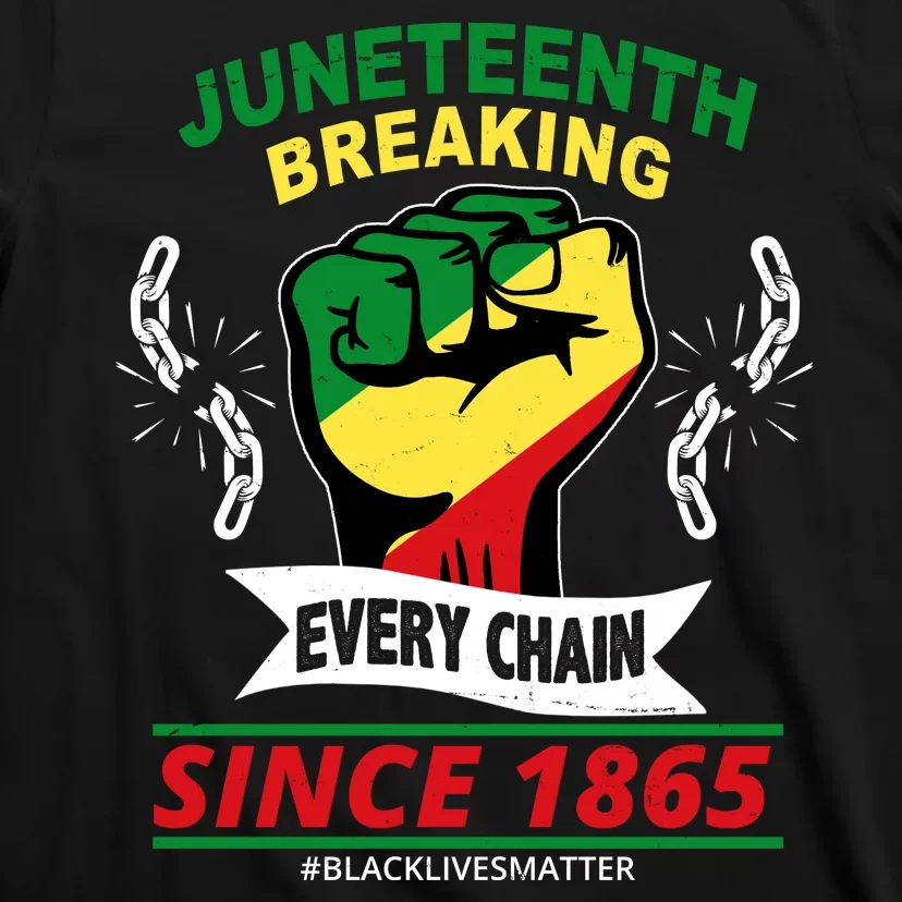 Juneteenth Breaking Every Chain Since 1865 T-Shirt