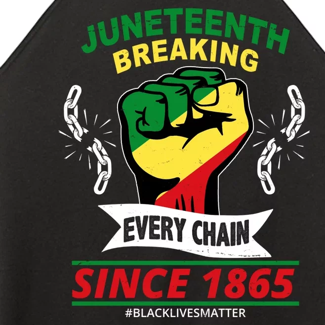 Juneteenth Breaking Every Chain Since 1865 Women’s Perfect Tri Rocker Tank