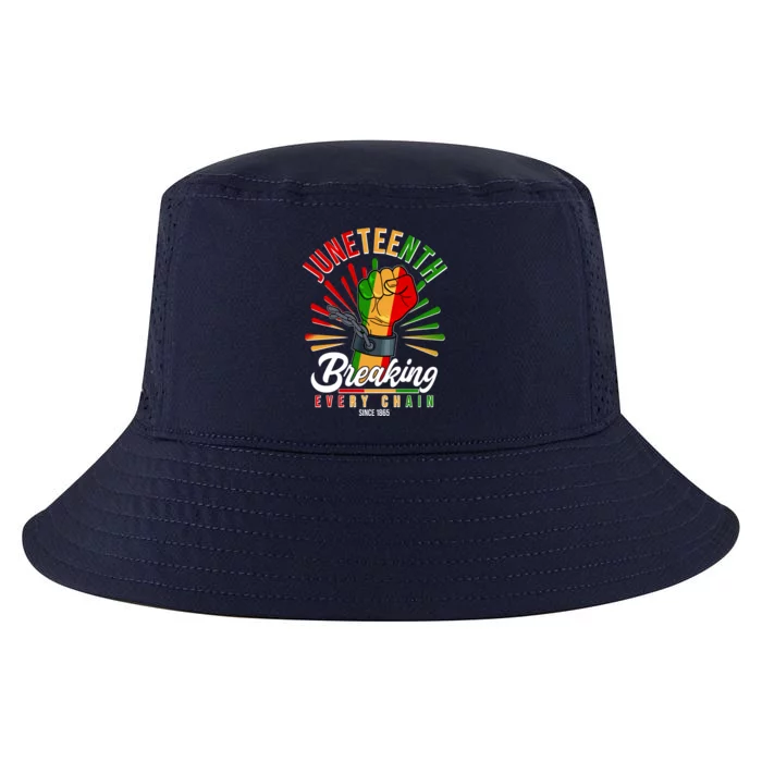 Juneteenth Breaking Every Chain Since 1865 Cool Comfort Performance Bucket Hat