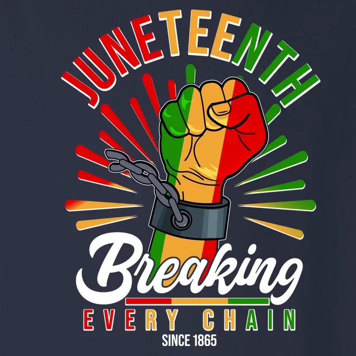 Juneteenth Breaking Every Chain Since 1865 Toddler Long Sleeve Shirt