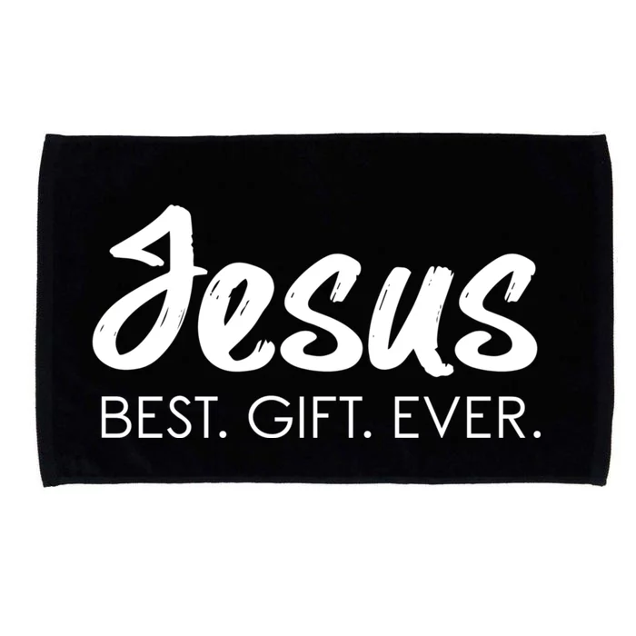 Jesus Best Ever Christian Humor Christmas Season Lover Microfiber Hand Towel