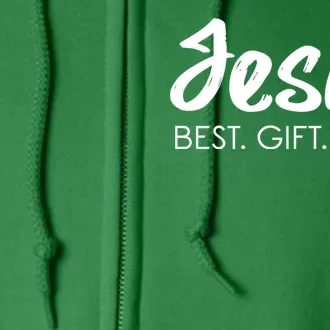 Jesus Best Ever Christian Humor Christmas Season Lover Full Zip Hoodie