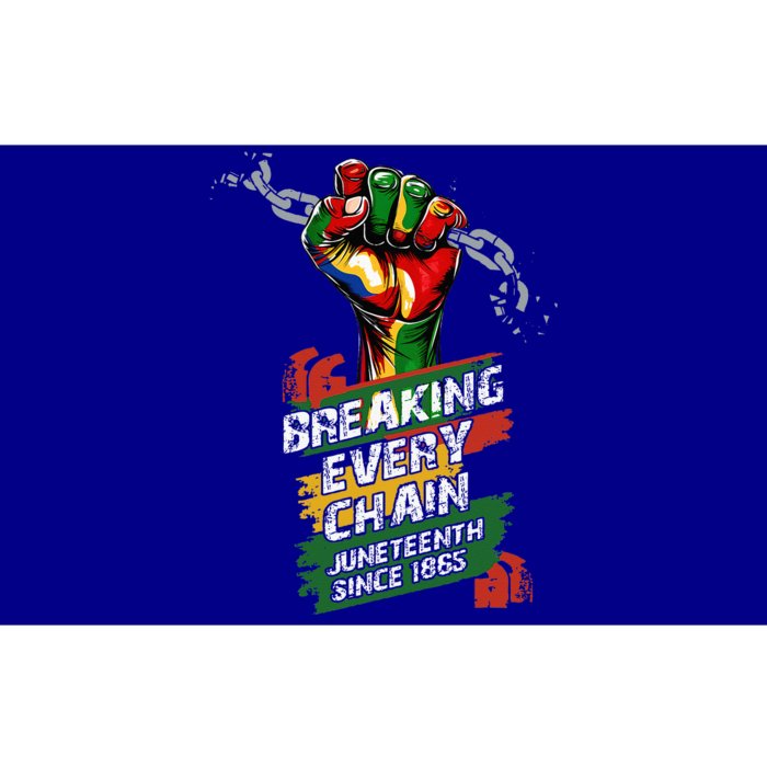 Juneteenth Breaking Every Chain Since 1865 Bumper Sticker