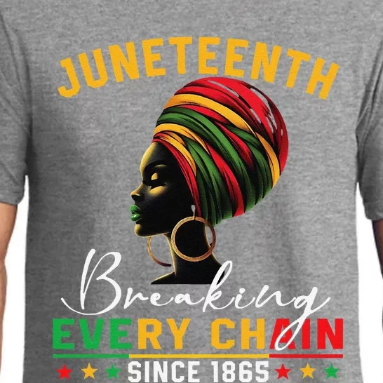 Juneteenth Breaking Every Chain Since 1865 Pajama Set