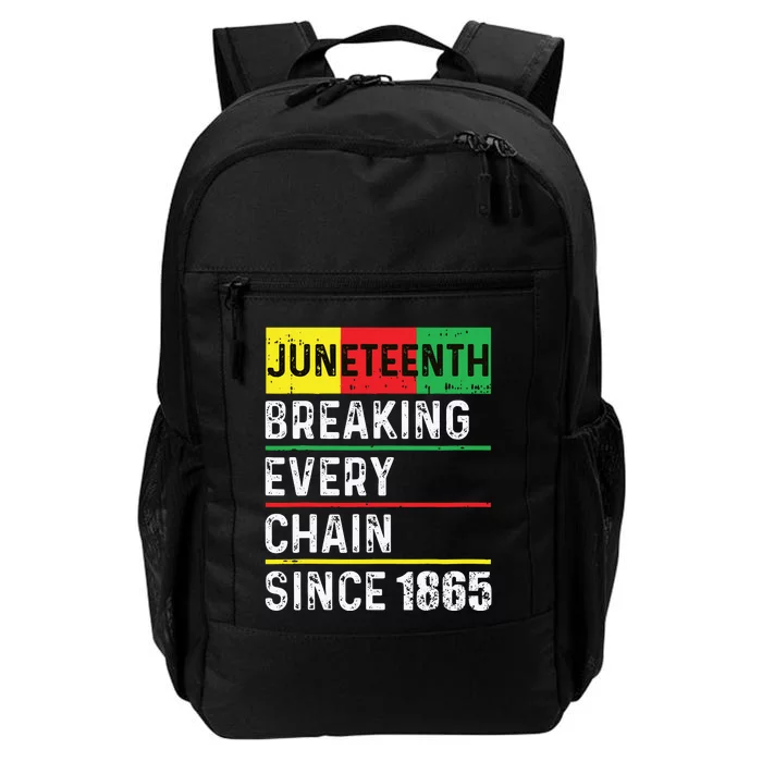 Juneteenth Breaking Every Chain Since 1865 African American Daily Commute Backpack