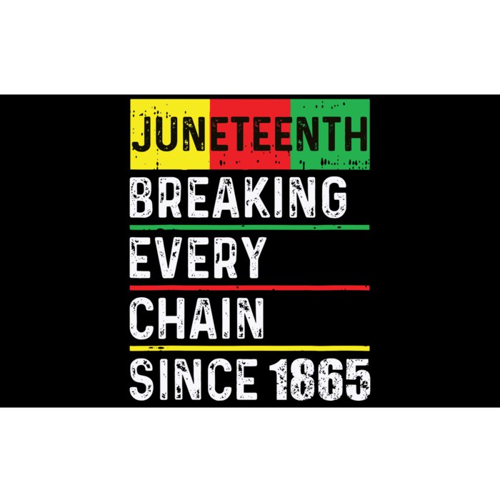 Juneteenth Breaking Every Chain Since 1865 African American Bumper Sticker