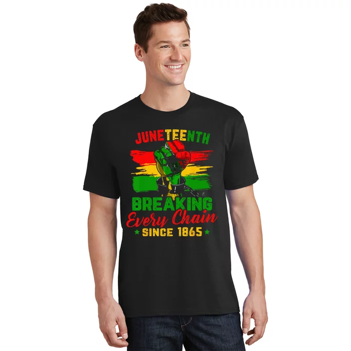 Juneteenth Breaking Every Chain Since 1865 T-Shirt