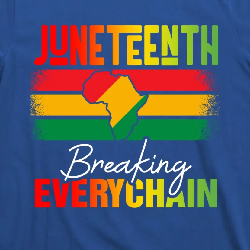 Junenth Breaking Every Chain Since 1865 Cool Gift T-Shirt