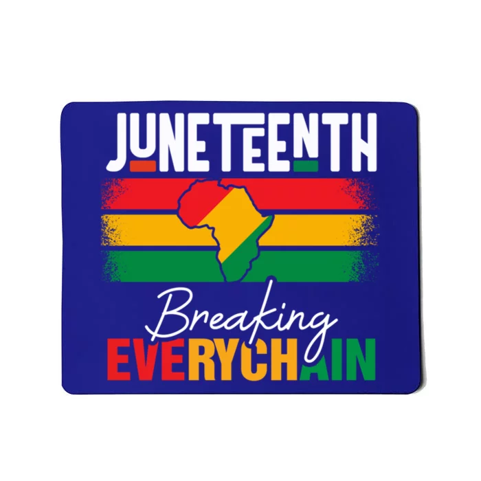 Junenth Breaking Every Chains Since 1865 Gift Mousepad