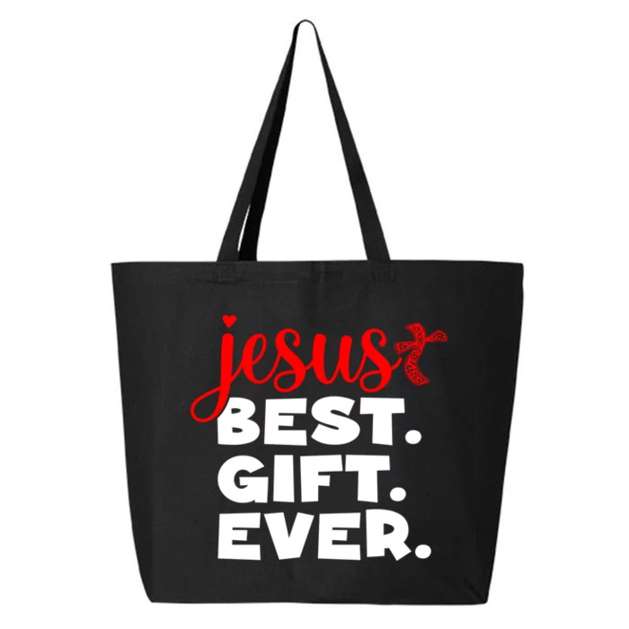 Jesus Best Ever Christian Humor Christmas Season Lover 25L Jumbo Tote